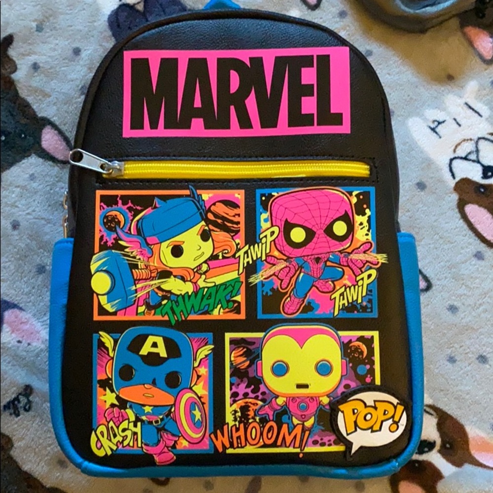 Funko pop marvel back pack brand new with tags